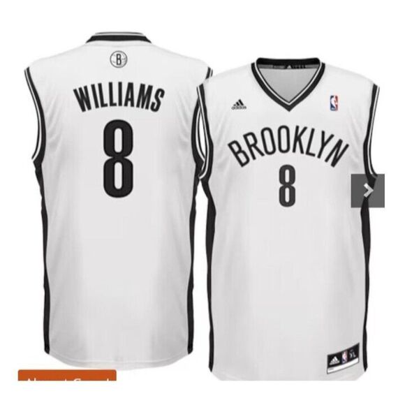 BROOKLYN NETS *WILLIAMS* NBA ADIDAS SHIRT XL - Picture 1 of 4
